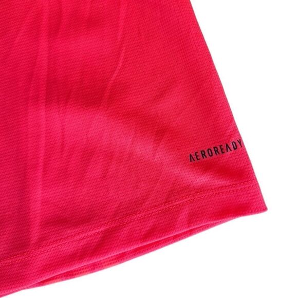 Adidas Aero 3S Tee Signal Pink Large NWT - Picture 6 of 7